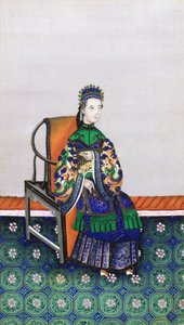 Portrait of a Chinese woman by Unbekannt