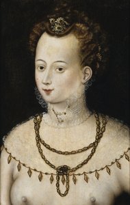 Portrait of a young lady. An Allegory of Beauty, c. 1580 by Unbekannt