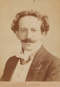 Portrait of Pianist and Composer Georg Liebling, c. 1900 by Unbekannt