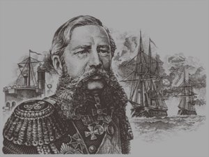 Portrait of Admiral Grigory Ivanovich Butakov by Unbekannt