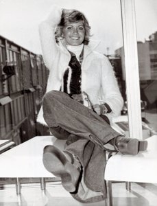 Portrait of the Australian Singer and Comedian Olivia Newton John, London, 23/05/1975
