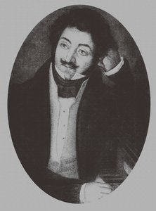 Portrait of the Composer Alexander Aleksandrovich Alyabyev by Unbekannt