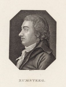 Portrait of the Composer Johann Rudolf Zumsteeg by Unbekannt