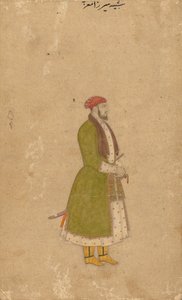Portrait of the Courtier Mirza Muizz by Unbekannt