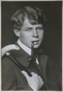 Portrait of the Poet Sergei Yesenin by Unbekannt
