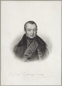 Portrait of the Author Faddei Bulgarin