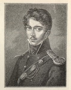 Portrait of the Author Theodor Körner, 1791-1813 by Unbekannt