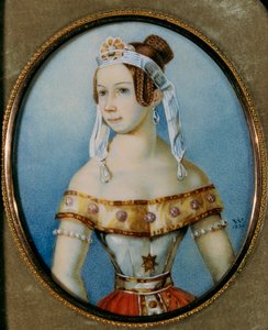 Portrait of the ballerina Varvara Volkova by Unbekannt