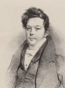 Portrait of the Composer Auguste-Mathieu Panseron 1796-1859 by Unbekannt