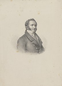 Portrait of the Composer Gioachino Antonio Rossini by Unbekannt