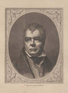 Portrait of the historical novelist and poet Sir Walter Scott 1771-1832, 1871