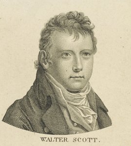 Portrait of the historical novelist and poet Sir Walter Scott by Unbekannt