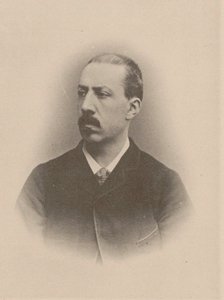 Portrait of the organist and composer Charles-Marie Widor, 1870-1875 by Unbekannt