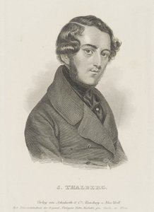 Portrait of the Pianist and Composer Sigismund Thalberg 1812-1871, c. 1850 by Unbekannt