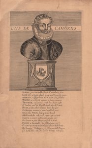 Portrait of the poet Luís Vaz de Camões, 1655 by Unbekannt