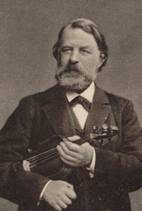 Portrait of the violinist and composer Joseph Joachim 1831-1907