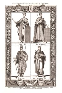 Portraits and Dresses of The Kings of England with coats of Arms, 1784