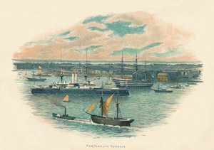 Portsmouth Harbour, c1890 by Unbekannt