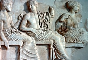 Poseidon, Apollo and Artemis, 447-432 BC by Unbekannt