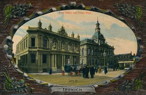 Post Office and Town Hall, Ipswich, Suffolk by Unbekannt
