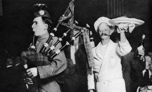 Presentation of the Haggis at a Caledonian Banquet, London