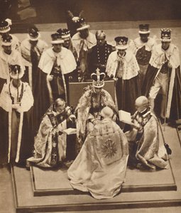 Primate Kneels at the King