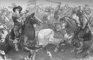 Prince Rupert at Edgehill, 23 October 1642, c. 1880