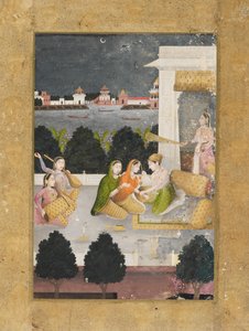 Prince with women and musicians, 18th century