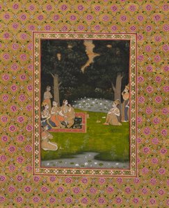 Princely Ascetic in the Forest Visited by Ladies