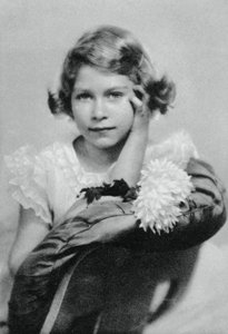 Princess Elizabeth aged nine, 1935 by Unbekannt