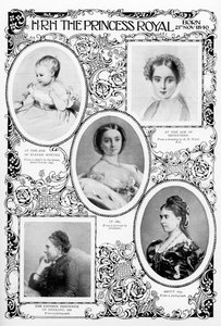 Princess Victoria Adelaide Mary Louise, eldest daughter of Queen Victoria, late 19th century