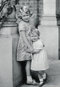 Princesses Elizabeth and Margaret Rose by Unbekannt