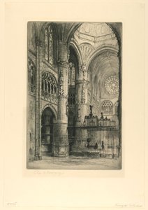 Print, Burgos Cathedral by Unbekannt