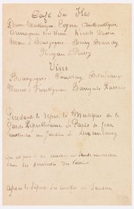 Print, Menu Card