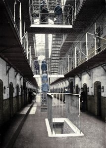 Prisoners going to dinner, Wormwood Scrubs Prison, London, c1903