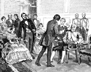 Professor Anderson at Balmoral, 1849, 1900