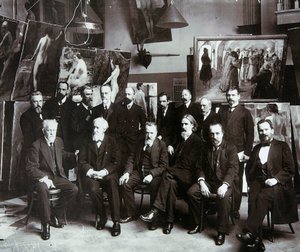 Professors of the Russian Academy of Arts by Unbekannt