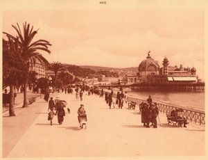 Promenade des Anglais and the Jetty Palace, Nice by Unbekannt