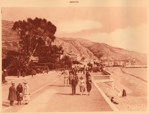 Promenade du Midi, Menton by Unbekannt