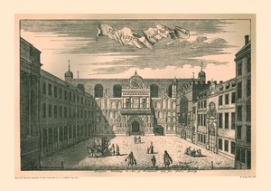 Prospect of the London Guild Hall, 1755, 1886