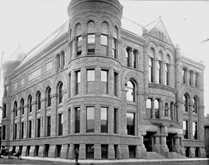 Public Library Building, Minneapolis, Minnesota, USA, c. 1900