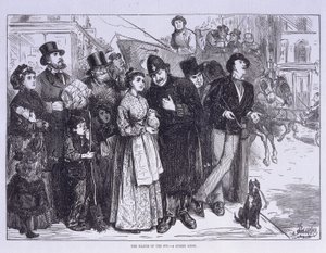 Public Witness of the Solar Eclipse, London, c1870 by Unbekannt
