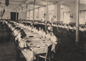 Pupils of the Smolny Institute for Noble Maidens in the Canteen