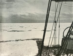 Pushing Through Heavy Floes In the Ross Sea, c1908, 1909