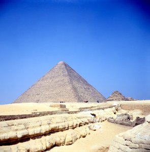 Pyramid at Giza, Egypt, Old Kingdom, c26th Century BC