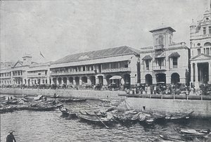 Quay at Singapore by Unbekannt