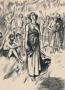 Queen Boadicea and Her Soldiers by Unbekannt