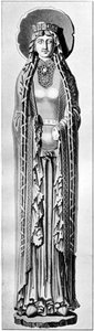 Queen Clotilda, 6th century, 1910 by Unbekannt