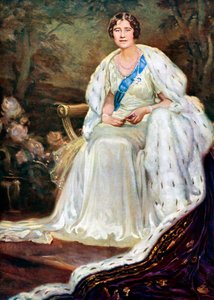 Queen Elizabeth in Coronation Robes
