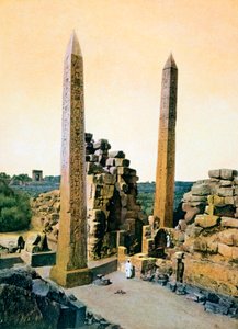 Queen Hatshepsut Obelisk, Temple of Amun, Karnak, Luxor, Egypt by Unbekannt